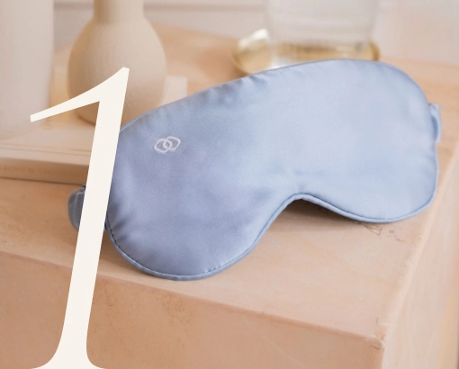 Masque de sommeil en soie