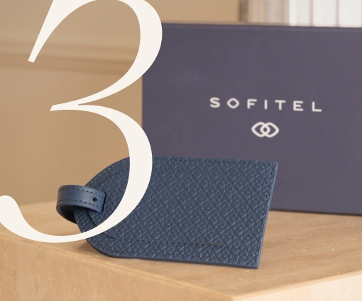 Étiquette de bagage en cuir